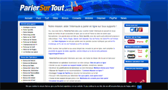 Desktop Screenshot of pariersurtout.com